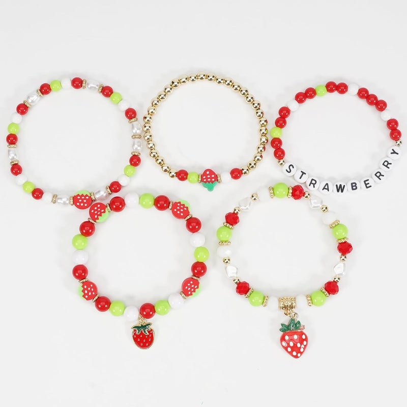 Briutn 4th of July Beaded Bracelets with American Flag Stars Charms USA Jewelry - Image 5